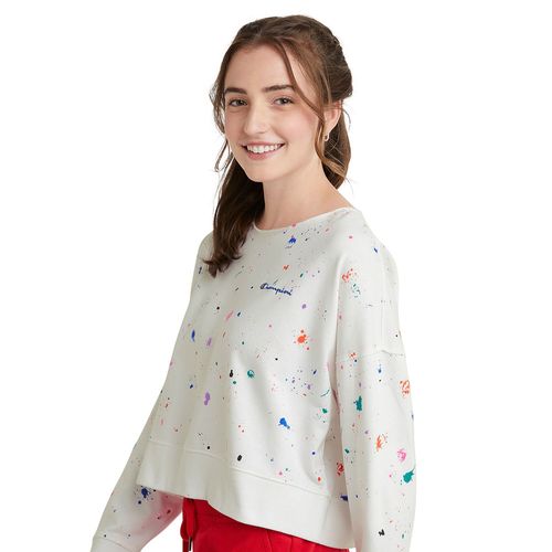 BUZO CHAMPION ESTAMPADO DE MUJER