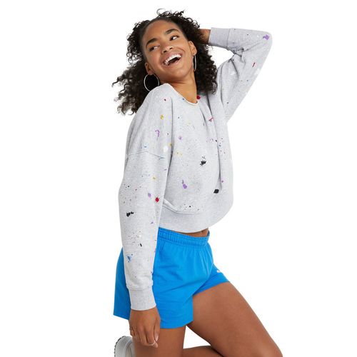BUZO CHAMPION ESTAMPADO DE MUJER