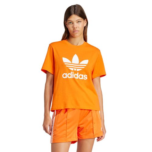 REMERA ADIDAS ORIGINALS TRIFOLIO BOXY DE MUJER