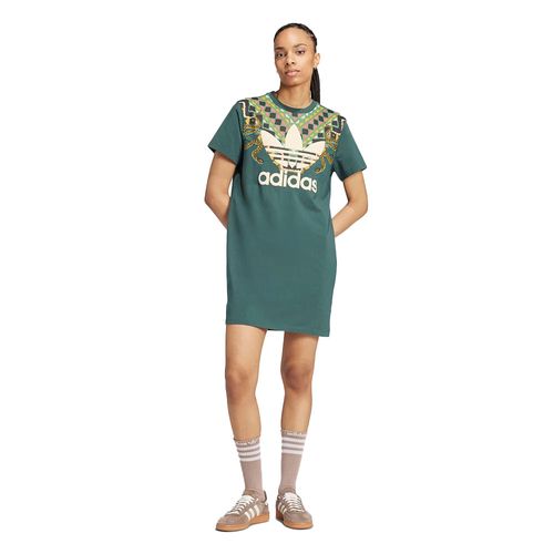 VESTIDO ADIDAS ORIGINALS X FARM RIO TREFOIL MUJER