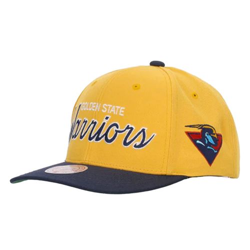 Gorra MITCHELL & NESS TEAM SCRIPT 2.0 PRO GOLDEN STATE WARRIORS HOMBRE