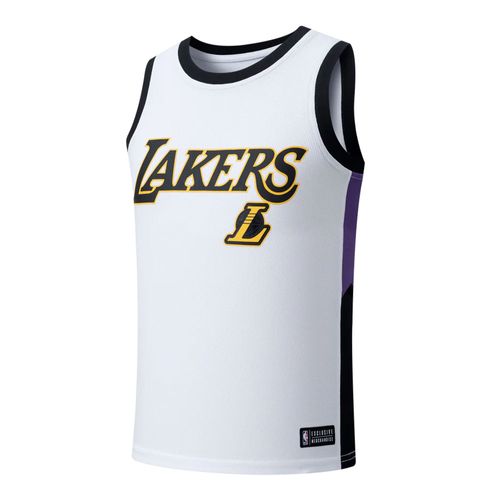 CAMISETA NBA SATIN PATCH LOS ANGELES LAKERS HOMBRE