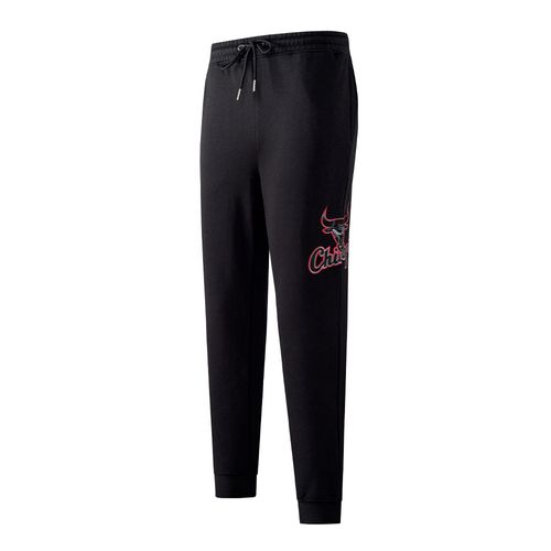 PANTALóN NBA FRONT SATIN PATCH REGULAR FIT JOGGER CHICAGO BULLS HOMBRE