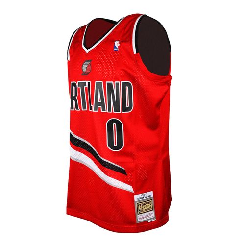 CAMISETA MITCHELL & NESS BLAZERS 2012 DAMIAN LILLARD PORTLAND TRAIL HOMBRE
