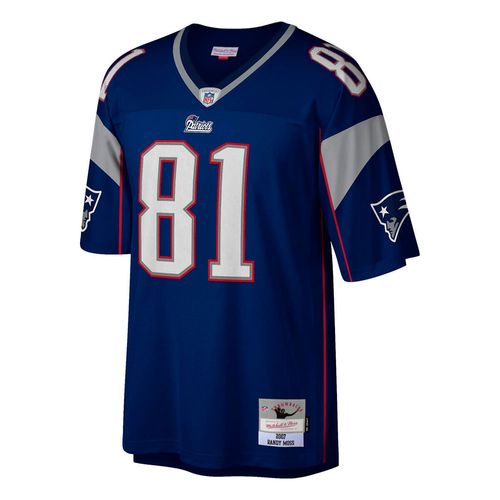 REMERA MITCHELL & NESS NFL LEGACY JERSEY NEW ENGLAND PATRIOTS 2007 RANDY MOSS #81 HOMBRE