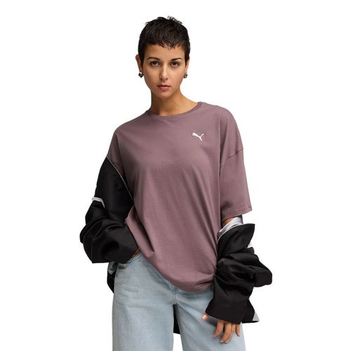 REMERA PUMA WARDROBE ESSENTIALS OVERSIZED MUJER