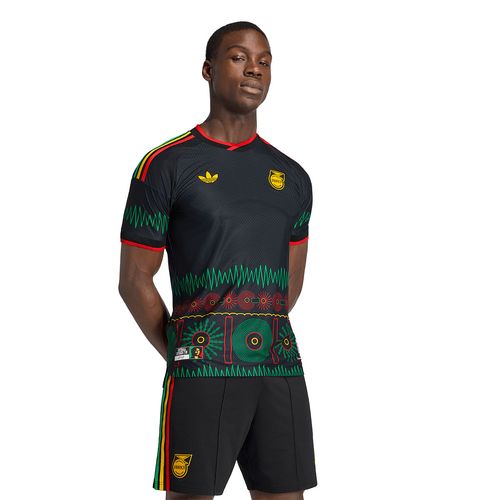 REMERA ADIDAS ORIGINALS JAMAICA ALTERNATIVA 26 VERSION JUGADOR BOB MARLEY HOMBRE