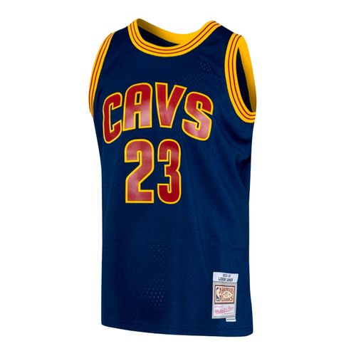 CAMISETA MITCHELL & NESS NBA BLUE ALTERNATE JERSEY CAVALIERS 2015 LEBRON JAMES - CLEVELAND CAVALIERS HOMBRE