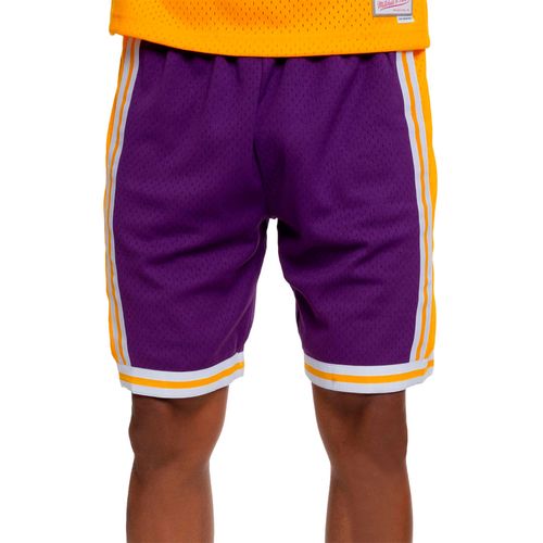 SHORT MITCHELL & NESS 84-85 LOS ANGELES LAKERS HOMBRE