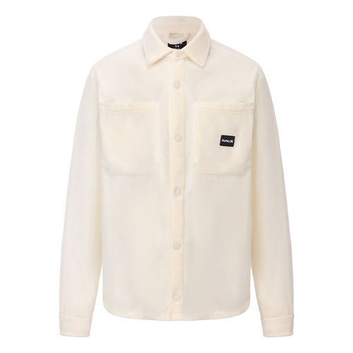 CAMPERA HURLEY BUTTON UP - BONE HOMBRE