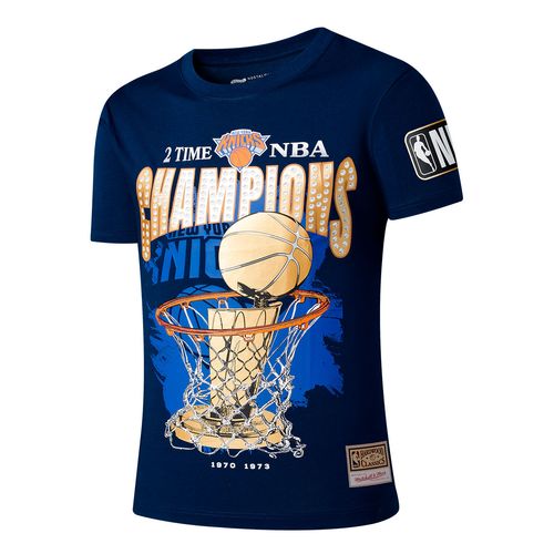 REMERA MITCHELL & NESS CHAMPS CREW NEW YORK KNICKS HOMBRE