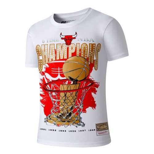 REMERA MITCHELL & NESS CHAMPS CHICAGO BULLS HOMBRE