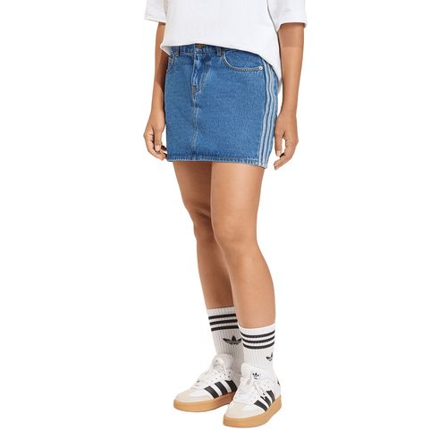 POLLERA ADIDAS ORIGINALS 3 TIRAS DENIM MUJER